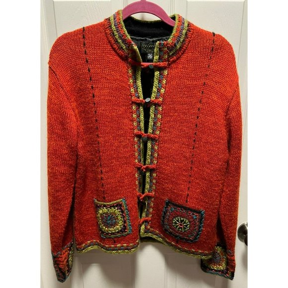Colorful Women's Cardigan Sweater - Picture 1 of 10